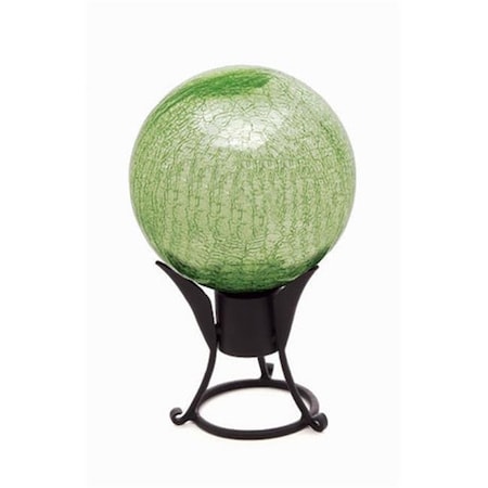 Achla Designs Achla G10-LG-C 10 in. Gazing Globe in Light Green with Crackle G10-LG-C